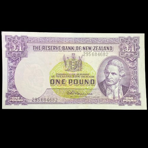 1 Pound New Zealand Banknote