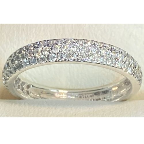 18Ct White Gold Diamonds Ring - Image 2