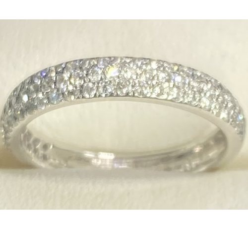 18Ct White Gold Diamonds Ring - Image 3