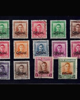 1938 Official Stamps King George VI New Zealand