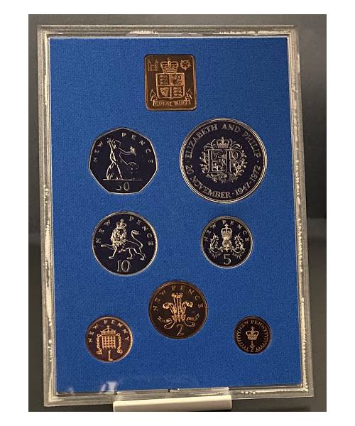 Limited Edition 1972 UK Proof Annual 7 Coin Set - Image 3