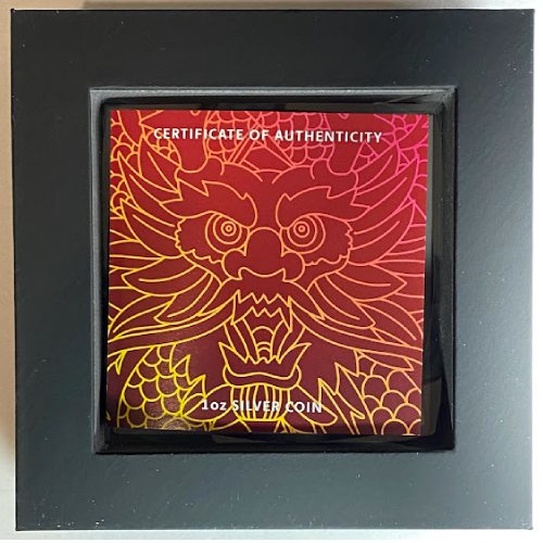 2018 Chinese New Year 1 Oz Silver Proof Coin - Image 3