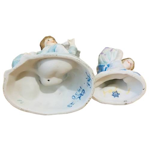 2 Vintage Figurines Candle Holder - Image 4