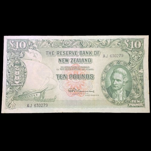 10 Pound New Zealand Banknote