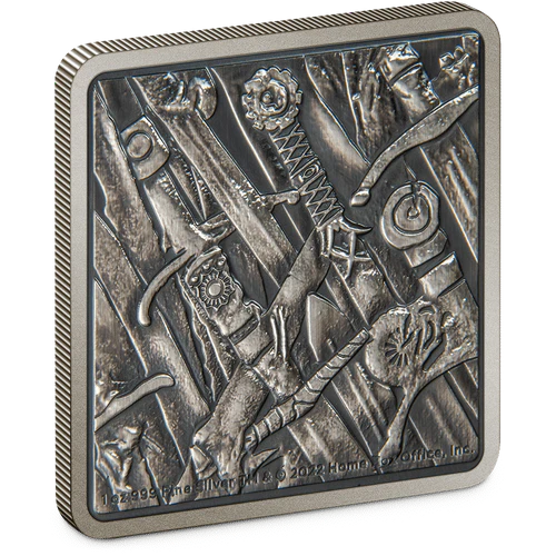 Iron Throne Silver Medallion 1Oz - Game of Thrones™ - Image 2