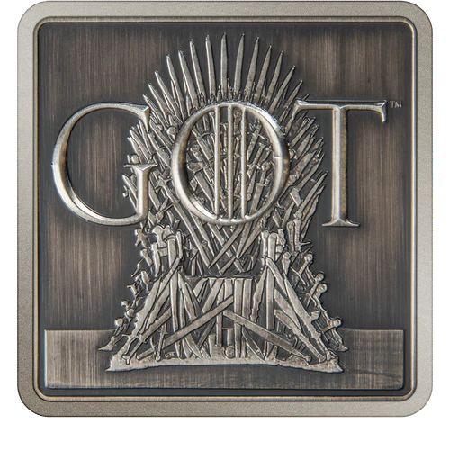 Iron Throne Silver Medallion 1Oz - Game of Thrones™ - Image 3