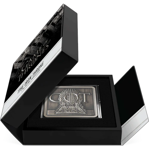 Iron Throne Silver Medallion 1Oz - Game of Thrones™ - Image 4