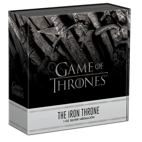 Iron Throne Silver Medallion 1Oz - Game of Thrones™ - Image 5