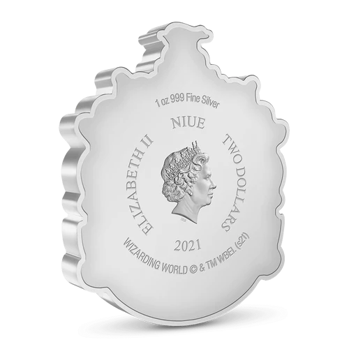 Hufflepuff Crest 1oz Silver Coin - HARRY POTTER™ - Image 3