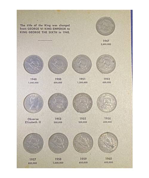 John Bertrand New Zealand Shilling Coin Album - Image 3