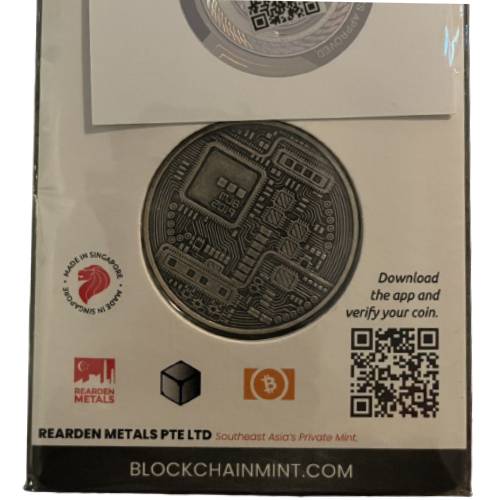 2019 Litecoin Cryptocurrency Antique 1 Oz Silver Coin - Image 3