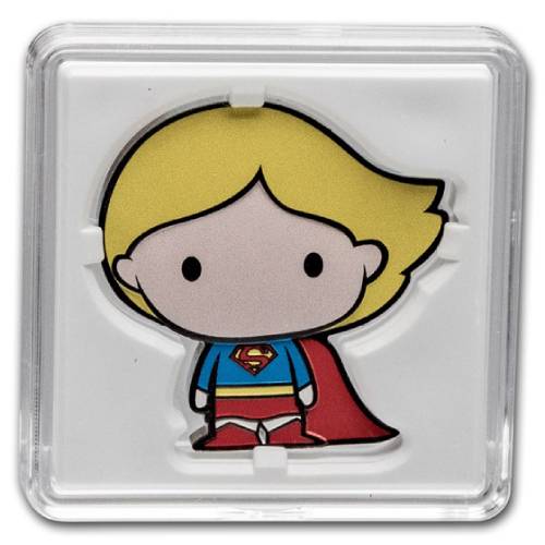 1 oz Supergirl Silver chibi coin