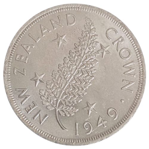 1949 Royal Visit One Crown New Zealand