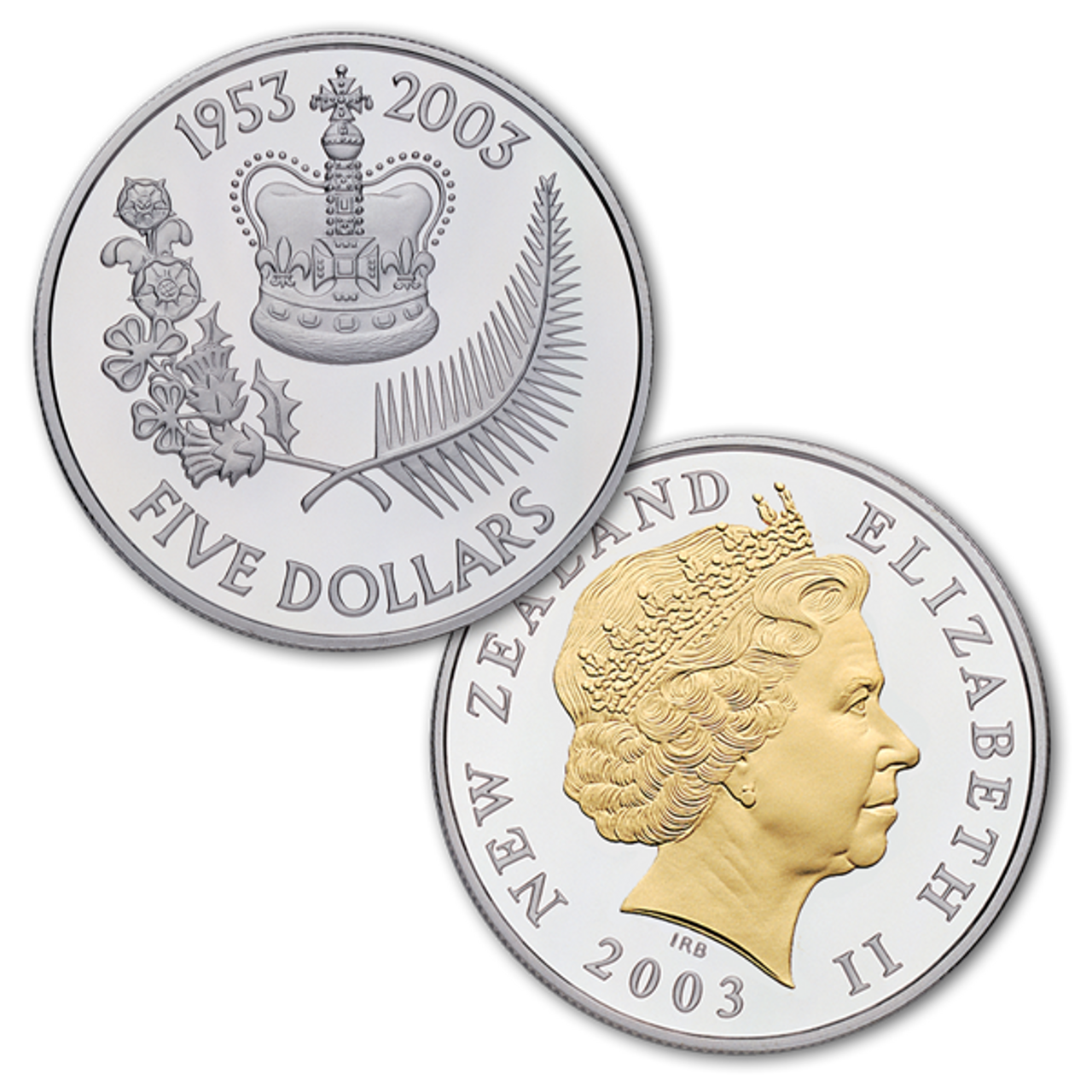 50th Anniversary of the Coronation Silver Proof Coin - Image 2