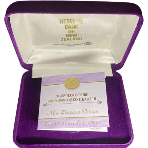 50th Anniversary of the Coronation Silver Proof Coin - Image 4