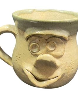 Character Face Happy Pottery Mug