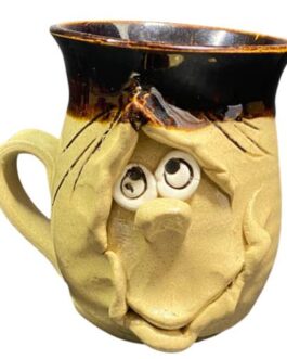 Character Face Confused Pottery Mug