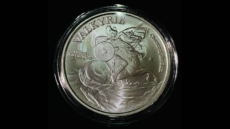 Norse Gods FREYA 1 Oz .999 Silver Coin - Image 2