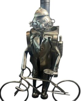 Bicycle Rider Wine Bottle Holder
