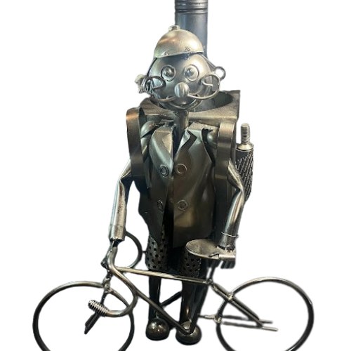 Bicycle Rider Wine Bottle Holder