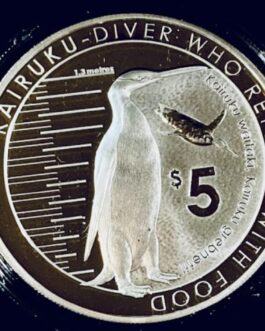 2014 New Zealand Kairuku Penguin Proof Silver Coin