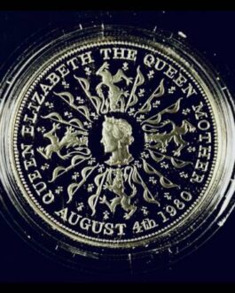 1980 Queen Mother 80th Birthday Proof Silver Crown