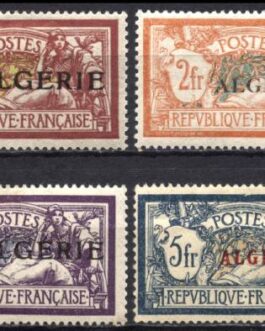 4 Stamps Of France Overprinted "Algerie"