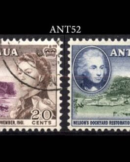 1961 Antigua 20c & 30c Stamps