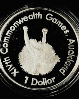 1989 Commonwealth Games Silver Proof Coin