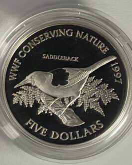 1997 Saddleback silver proof coin
