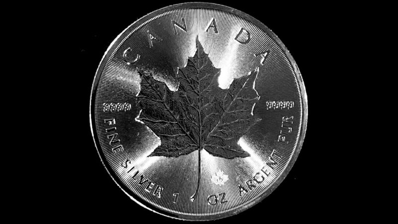 Canadian Silver Maple Leaf 1 Oz Coin