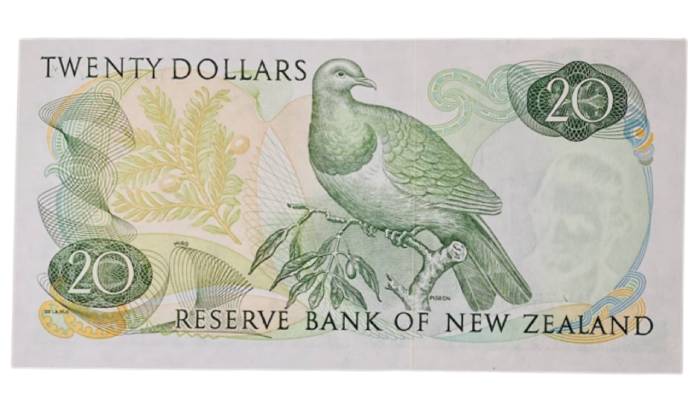 New Zealand $20 Star Hardie Banknote