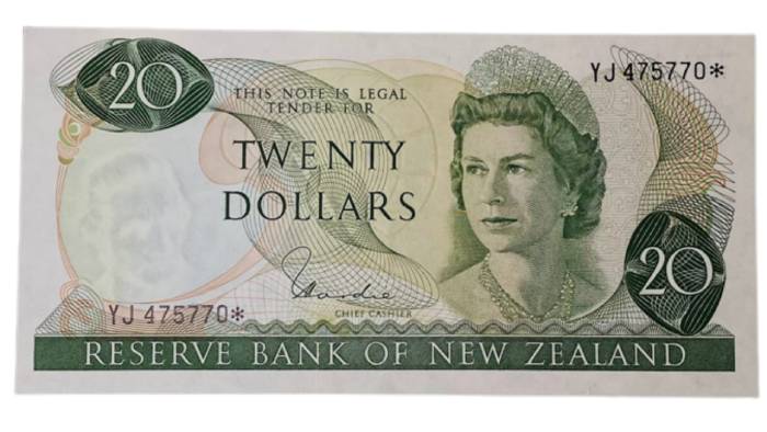 New Zealand $20 Star Hardie Banknote