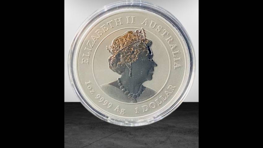 1oz Perth Mint Silver 2023 Year of the Rabbit Coin - Image 2