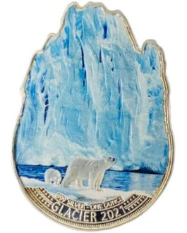 GLACIER POLAR BEARS 1 Oz Silver Coin