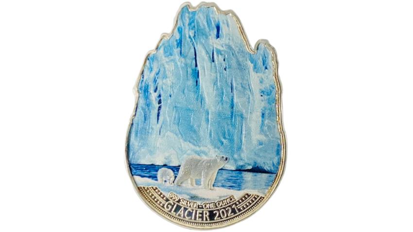 GLACIER POLAR BEARS 1 Oz Silver Coin