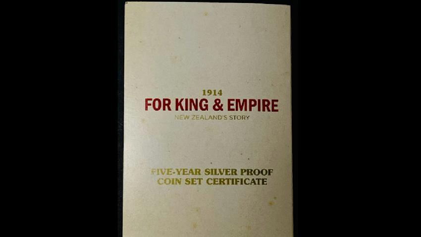 New Zealand 1 Oz Silver $1 "For King and Empire" 2014 - Image 3