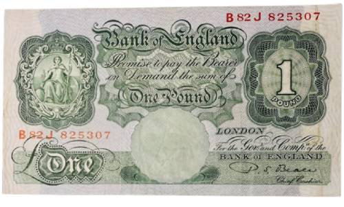 Great Britain 1 Pound Banknote VF - Image 2