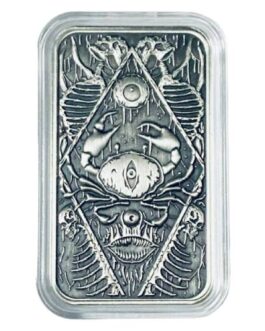 Horror Zodiacs - Cancer 1 Oz Antique Finish Bar