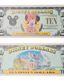 1991 D $10 Minnie Disney Dollar aUNC