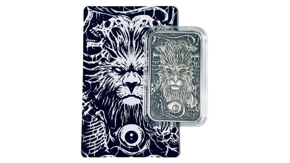 Horror Zodiacs – Leo 1 Oz Antique Finish Bar - Image 3