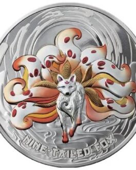 NINE TAILED FOX Mythical Creatures 1 Oz Silver Coin