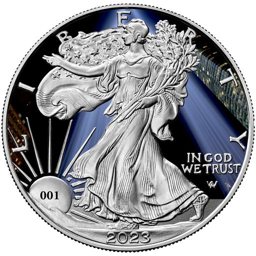 2023 911 Anniversary 1 Oz Liberty Silver Coin
