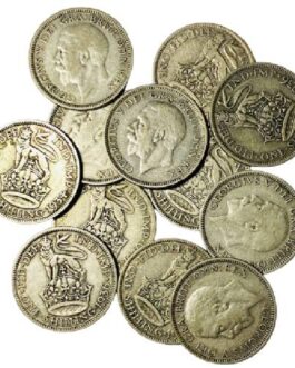 12 British Shillings 1929 - 1936