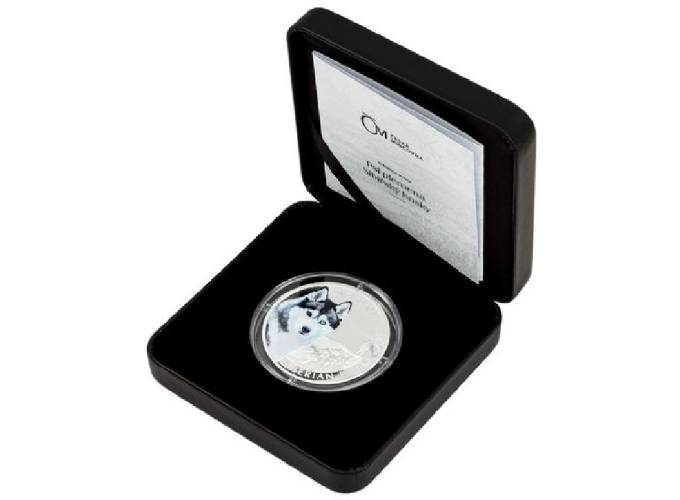 SIBERIAN HUSKY Dog Breeds 1 Oz Silver Coin - Image 3