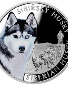 SIBERIAN HUSKY Dog Breeds 1 Oz Silver Coin