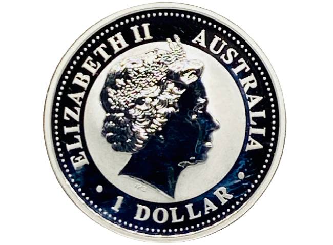 2005 1 oz Silver Kookaburra Coin & Pin Set (Pre Owned) - Image 3