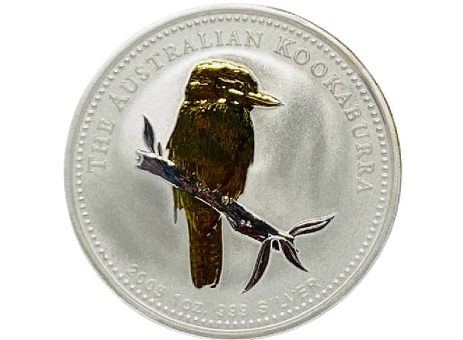 2005 1 oz Silver Kookaburra Coin & Pin Set (Pre Owned) - Image 2