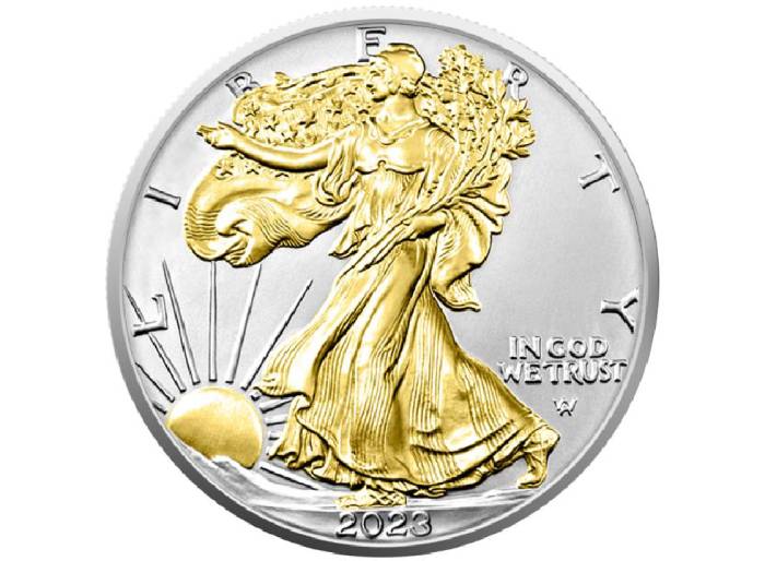 2023 American Eagle Ag999 1 Oz Yellow Gold