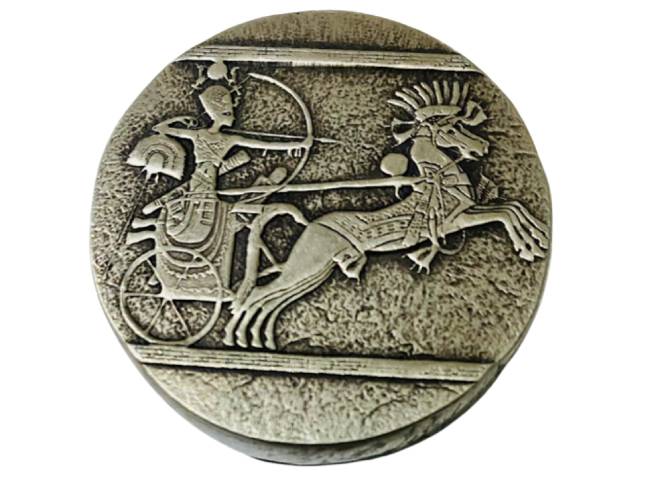 2020 ERS Chariot of War Antique 5 Oz Silver Coin